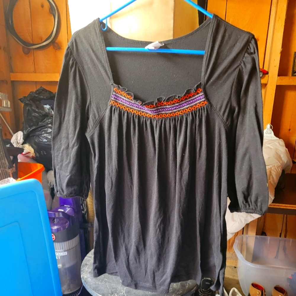 90's style blouse